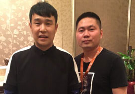 广州众腾与明星合影